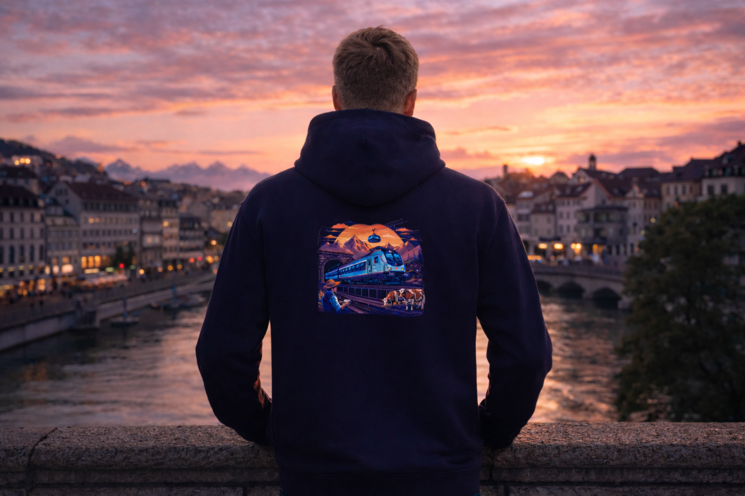 Helvetia Express / Premium Unisex Hoodie